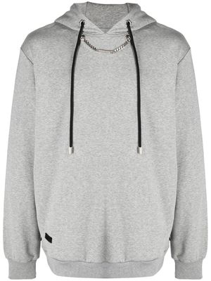 Philipp Plein chain-link hoodie - Grey