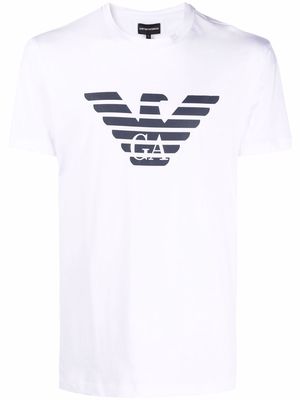 Emporio Armani Eagle-logo T-shirt - White
