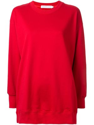 GOODIOUS Blah Blah oversized sweatshirt - Red