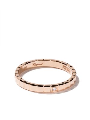Chopard 18kt rose gold Ice Cube Pure diamond ring - FAIRMINED ROSE GOLD