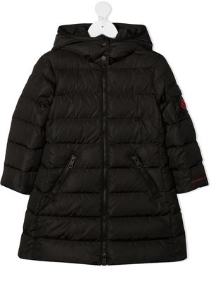 Moncler Enfant padded hooded coat - Black