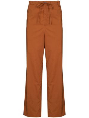 Craig Green side-stripe drawstring trousers - Orange