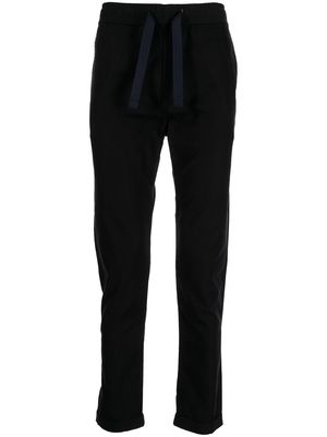 PS Paul Smith drawstring-waist straight leg trousers - Black