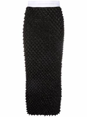 Alexander Wang Shibori textured skirt - Black