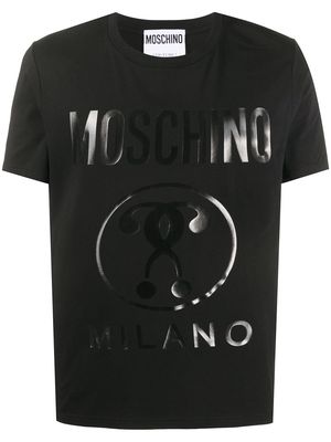 Moschino logo-print cotton T-shirt - Black