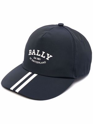 Bally embroidered-logo baseball cap - Blue