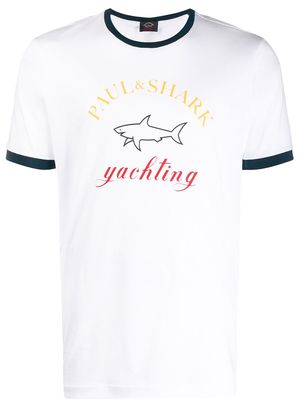 Paul & Shark logo motif T-shirt - White
