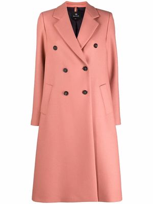 PS Paul Smith double-breasted button coat - Pink