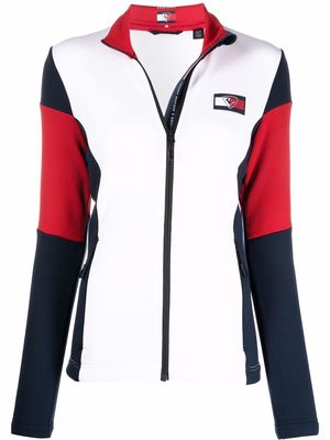 Rossignol logo colour-block jacket - 108 BRIGHT WHITE