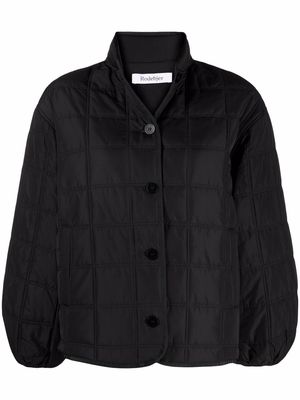 Rodebjer quilted-effect bomber jacket - Black