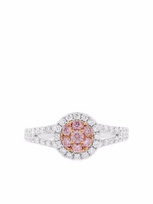 HYT Jewelry 18kt white gold Argyle pink diamond engagement ring - Silver