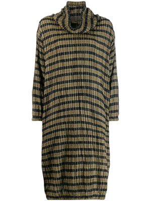 Issey Miyake Pre-Owned 1980's check dress - Green