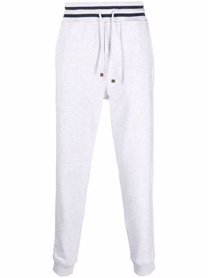 Brunello Cucinelli tapered track pants - Grey