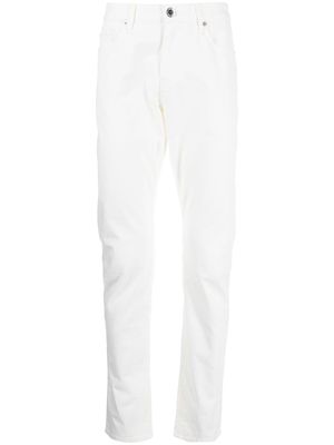 Emporio Armani mid-rise straight-leg jeans - White