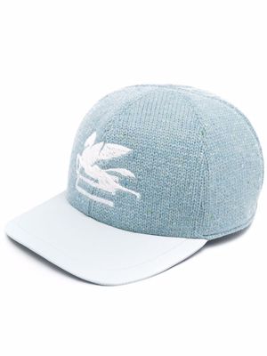 ETRO Pegaso-embroidered baseball cap - Blue