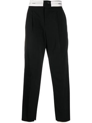 AMBUSH folded waist trousers - Black