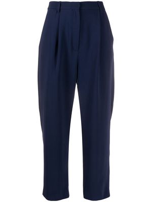 Kenzo cropped tailored trousers - Blue