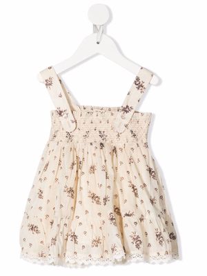 ByTimo Kids floral-print sleeveless dress - Neutrals