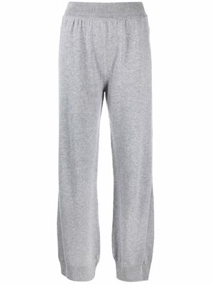 Barrie tapered-leg cashmere trousers - Grey