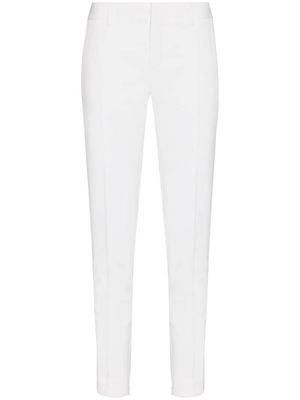 Saint Laurent pleated front slim-fit trousers - Neutrals