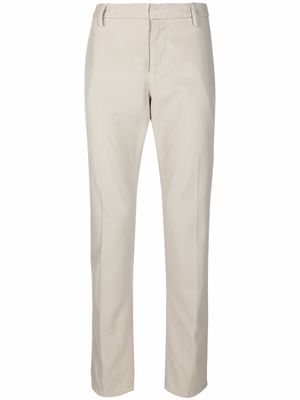 DONDUP slim straight-leg chino trousers - Grey