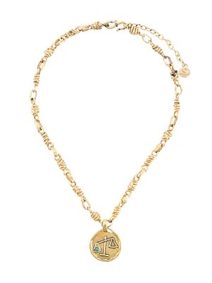 Goossens Talisman Libra medal necklace - Gold