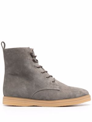 12 STOREEZ shearling-lined ankle boots - Grey