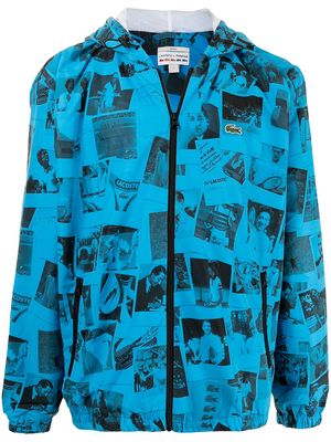 Lacoste x Polaroid printed zip jacket - Blue