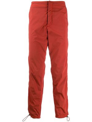 Heron Preston side zipped trousers - Red