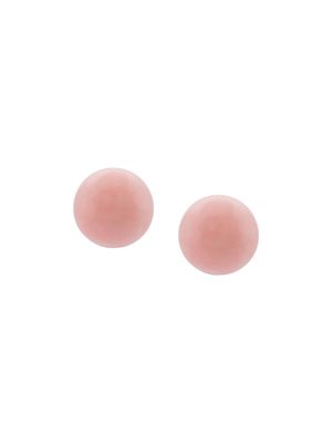 Irene Neuwirth 18kt rose gold opal sphere stud earrings - Pink