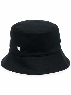 Nanushka embroidered-logo bucket hat - Black
