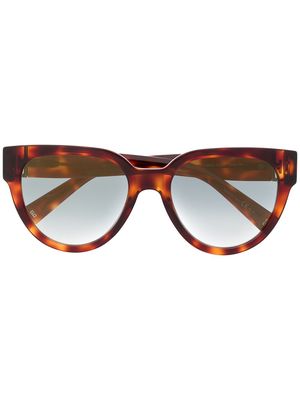 Givenchy Eyewear tortoiseshell cat eye sunglasses - Brown