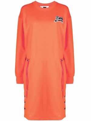 Boss Hugo Boss x Russell Athletic sweatshirt dress - Orange