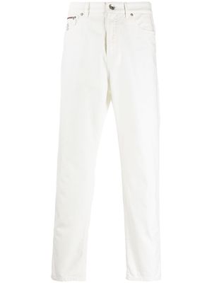 Brunello Cucinelli slim fit jeans - White