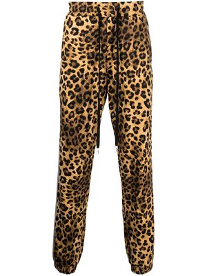 Haculla leopard print trackpants - Black