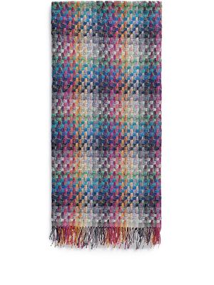 Missoni Home Husky knitted throw - Blue