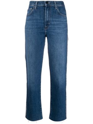 J Brand mid rise stonewashed jeans - Blue