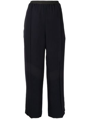 Plan C high waisted cropped trousers - Blue