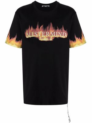 Mastermind Japan logo-print short-sleeved T-shirt - Black