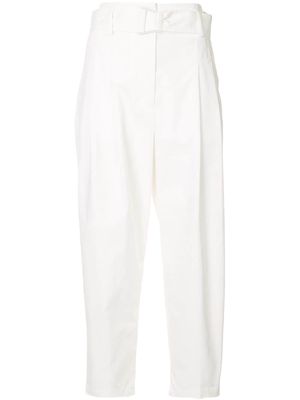 3.1 Phillip Lim high-waisted cropped trousers - White