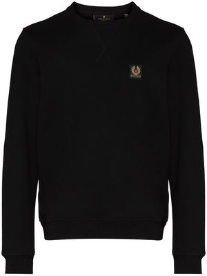Belstaff logo-patch sweatshirt - Black
