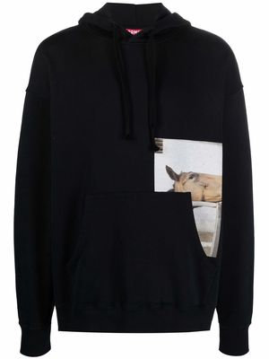 Camper horse graphic-print pullover hoodie - Black