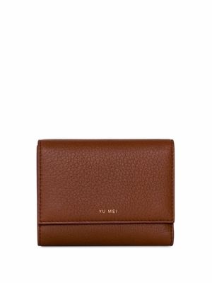 Yu Mei Grace leather wallet - Brown