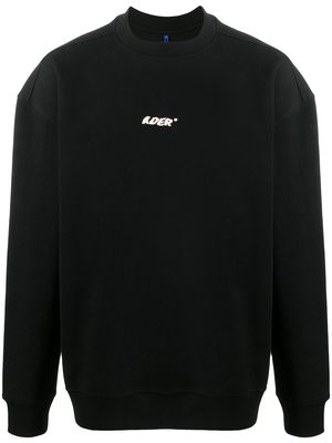 Ader Error logo print sweatshirt - Black