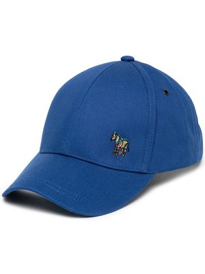 PS Paul Smith zebra-embroidered baseball cap - Blue