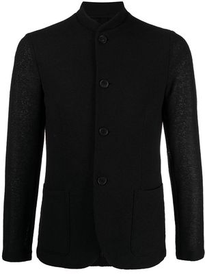 Harris Wharf London Nehru rice-stitch jacket - Black