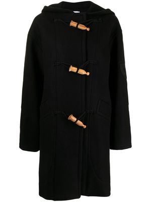 Patou single-breasted duffle coat - Black