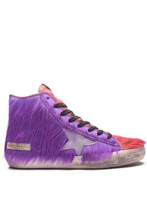 Golden Goose Francy high-top sneakers - Purple