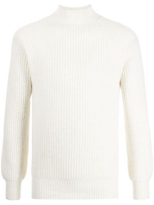 YMC crew neck knitted jumper - White