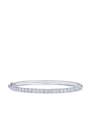 KWIAT 18kt white gold diamond stackable bangle - Silver